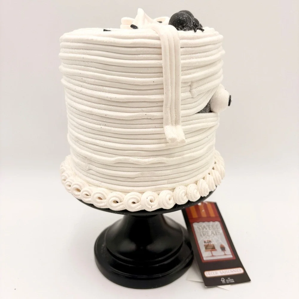 Sweet Treats Halloween Summerween Mummy Faux Cake Decoration Pedestal Stand